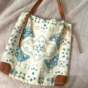 Boho Free people tote perfect condition never worn or carried